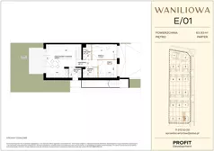 3 pokoje, mieszkanie 62,81 m², piętro 1, oferta nr WA1/D/11, Waniliowa, Wrocław, Lipa Piotrowska, Psie Pole, ul. Waniliowa