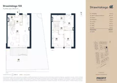 4 pokoje, mieszkanie 84,05 m², parter, oferta nr SW/22/103, Strawińśkiego, Wrocław, Jagodno, Krzyki, ul. Stawińskiego 19