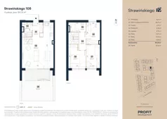 4 pokoje, mieszkanie 84,05 m², parter, oferta nr SW/22/105, Strawińśkiego, Wrocław, Jagodno, Krzyki, ul. Stawińskiego 19