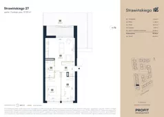 3 pokoje, mieszkanie 57,93 m², parter, oferta nr SW/3/27, Strawińśkiego, Wrocław, Jagodno, Krzyki, ul. Stawińskiego 19