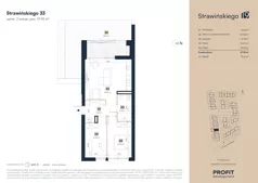3 pokoje, mieszkanie 57,95 m², parter, oferta nr SW/4/33, Strawińśkiego, Wrocław, Jagodno, Krzyki, ul. Stawińskiego 19