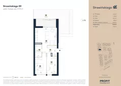 3 pokoje, mieszkanie 57,93 m², parter, oferta nr SW/11/59, Strawińśkiego, Wrocław, Jagodno, Krzyki, ul. Stawińskiego 19