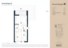 3 pokoje, mieszkanie 57,93 m², parter, oferta nr SW/13/67, Strawińśkiego, Wrocław, Jagodno, Krzyki, ul. Stawińskiego 19