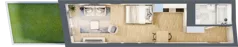 1 pokój, mieszkanie 31,06 m², parter, oferta nr 1.M.14, Żegiestowska, Wrocław, Gaj, Krzyki, ul. Żegiestowska 3