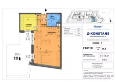 1 pokój, mieszkanie 61,10 m², parter, oferta nr 1, Bałtyk, Mińsk Mazowiecki, ul. Stefana Kardynała Wyszyńskiego 1