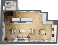 3 pokoje, apartament 107,52 m², piętro 3, oferta nr 15B1, SoHo Residence II, Kraków, Grzegórzki, ul. Prochowa 8