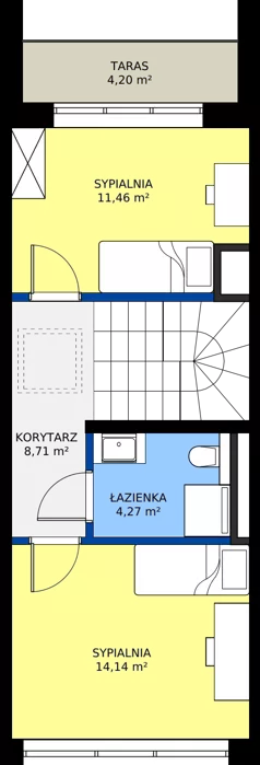 Dom 144,30 m², oferta nr 23A-2, Parkowe Kliny, Kraków, Dębniki, Kobierzyn, ul. Spacerowa