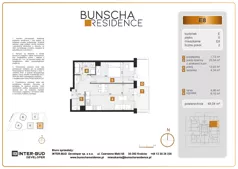 2 pokoje, mieszkanie 48,04 m², piętro 1, oferta nr D11, Bunscha Residence, Kraków, Dębniki, Ruczaj, ul. Bunscha