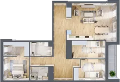 4 pokoje, apartament 106,85 m², piętro 8, oferta nr S.9.02, CITYFLOW, Warszawa, Wola, Ulrychów, ul. Redutowa 9