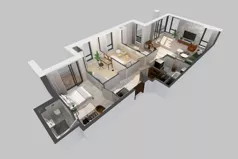 4 pokoje, apartament 94,10 m², piętro 7, oferta nr CYLK_CYLK_D.8.1, Legionów 121, Gdynia, Redłowo, ul. Legionów 121