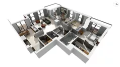 5 pokoi, mieszkanie 143,94 m², piętro 10, oferta nr A1.10.2, Małokacka, Gdynia, Witomino, ul. Małokacka