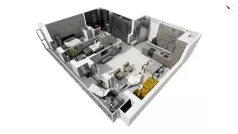 3 pokoje, apartament 77,60 m², piętro 1, oferta nr WLAD_A_A1.2.7, Miasto GDY, Gdynia, Śródmieście, ul. Władysława IV