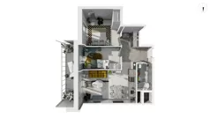 3 pokoje, apartament 60,50 m², piętro 1, oferta nr WLAD_A_A2.2.7, Miasto GDY, Gdynia, Śródmieście, ul. Władysława IV