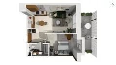 2 pokoje, apartament 42,80 m², parter, oferta nr TORU_A_A1.0.3, OFF Miasto, Gdańsk, Śródmieście, ul. Toruńska