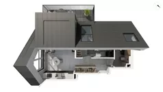 2 pokoje, apartament 42,90 m², piętro 3, oferta nr DANT_DANT_A1.4.4, Ukryte, Gdańsk, Aniołki, ul. Dantyszka