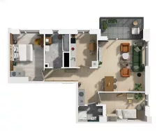 3 pokoje, apartament 78,90 m², piętro 2, oferta nr TORU_A_A5.2.1, OFF Miasto, Gdańsk, Śródmieście, ul. Toruńska