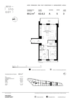 3 pokoje, apartament 69,20 m², piętro 5, oferta nr WLAD_A_A2.6.2, Miasto GDY, Gdynia, Śródmieście, ul. Władysława IV