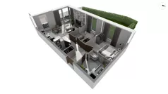 3 pokoje, apartament 60,20 m², parter, oferta nr WAL3_RSTU_S.2.7, Brabank Apartamenty , Gdańsk, Śródmieście, ul. Stara Stocznia/Wałowa