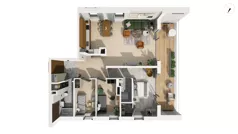 4 pokoje, apartament 103,10 m², piętro 2, oferta nr CYLK_CYLK_B.3.8, Legionów 121, Gdynia, Redłowo, ul. Legionów 121