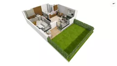 2 pokoje, apartament 50,10 m², piętro 1, oferta nr CYLK_CYLK_C.2.4, Legionów 121, Gdynia, Redłowo, ul. Legionów 121