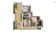 4 pokoje, apartament 88,30 m², piętro 8, oferta nr CYLK_CYLK_C.9.4, Legionów 121, Gdynia, Redłowo, ul. Legionów 121