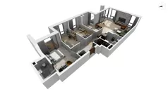 4 pokoje, apartament 94,10 m², piętro 6, oferta nr CYLK_CYLK_D.7.1, Legionów 121, Gdynia, Redłowo, ul. Legionów 121