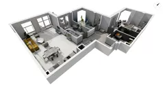4 pokoje, apartament 111,70 m², piętro 2, oferta nr WLAD_A_A1.3.1, Miasto GDY, Gdynia, Śródmieście, ul. Władysława IV