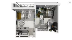 3 pokoje, apartament 77,50 m², piętro 3, oferta nr WLAD_A_A1.4.6, Miasto GDY, Gdynia, Śródmieście, ul. Władysława IV