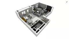 3 pokoje, apartament 77,50 m², piętro 3, oferta nr WLAD_A_A1.4.6, Miasto GDY, Gdynia, Śródmieście, ul. Władysława IV