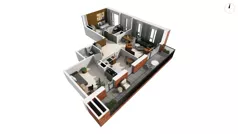 3 pokoje, apartament 81,20 m², piętro 5, oferta nr TORU_A_A5.5.1, OFF Miasto, Gdańsk, Śródmieście, ul. Toruńska