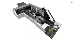 2 pokoje, apartament 44,00 m², piętro 2, oferta nr DANT_DANT_B3.3.1, Ukryte, Gdańsk, Aniołki, ul. Dantyszka