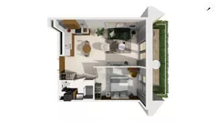 2 pokoje, apartament 45,52 m², parter, oferta nr WITA_A_A1.1.5, Wita 77, Gdańsk, Strzyża, ul. Wita Stwosza 77