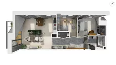 3 pokoje, apartament 73,87 m², piętro 4, oferta nr WITA_A_A3.5.5, Wita 77, Gdańsk, Strzyża, ul. Wita Stwosza 77