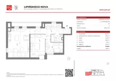 3 pokoje, mieszkanie 71,40 m², piętro 5, oferta nr 9a/29, Lipińskiego Nova, Kraków, Dębniki, Ruczaj, ul. Wacława Lipińskiego