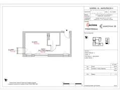 1 pokój, apartament inwestycyjny 30,84 m², piętro 1, oferta nr 4.9, Kamienna 28 - apartamenty inwestycyjne, Gdańsk, Śródmieście, Dolne Miasto, ul. Jałmużnicza 4