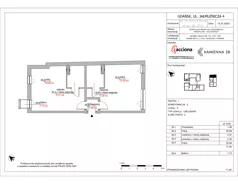1 pokój, apartament inwestycyjny 71,46 m², piętro 1, oferta nr 4.6, Kamienna 28 - apartamenty inwestycyjne, Gdańsk, Śródmieście, Dolne Miasto, ul. Jałmużnicza 4