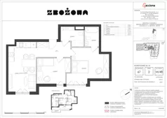 3 pokoje, mieszkanie 73,01 m², piętro 2, oferta nr 67.48, Zbożowa, Gdynia, Cisowa, ul. Zbożowa