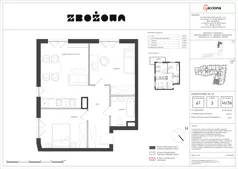 3 pokoje, mieszkanie 70,07 m², piętro 5, oferta nr 67.36, Zbożowa, Gdynia, Cisowa, ul. Zbożowa