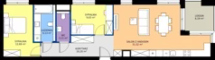 3 pokoje, mieszkanie 73,28 m², piętro 2, oferta nr A88, Nowy Cegielski, Poznań, Wilda, ul. 28 Czerwca 1956 r.