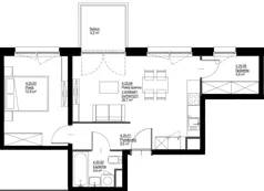 2 pokoje, mieszkanie 47,62 m², piętro 4, oferta nr D-B2-LM-25, ActiveCity etap IV, Lublin, Wrotków, ul. Henryka Wolińskiego