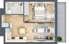 2 pokoje, mieszkanie 39,75 m², piętro 1, oferta nr WJ-E1-LM-67, Wojciechowska Square, Lublin, Konstantynów, Konstantynów, ul. Wojciechowska 40