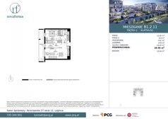 3 pokoje, mieszkanie 49,96 m², piętro 1, oferta nr B/1/2/11, Novaforma II, Legnica, ul. Chojnowska