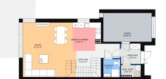 Dom 133,25 m², oferta nr 1A, Garden Złotno, Łódź, Polesie, Złotno, ul. Rąbieńska 132
