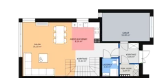 Dom 133,25 m², oferta nr 6A, Garden Złotno, Łódź, Polesie, Złotno, ul. Rąbieńska 132