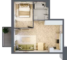 2 pokoje, mieszkanie 39,96 m², piętro 4, oferta nr A30, Nova Ceramiczna, Rzeszów, Przybyszówka, ul. Ceramiczna 505