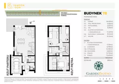 Dom 133,25 m², oferta nr 7B, Garden Złotno, Łódź, Polesie, Złotno, ul. Rąbieńska 132