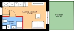 1 pokój, lokal inwestycyjny 20,01 m², parter, oferta nr B3/0/7, MONTANO - lokale inwestycyjne, Polanica-Zdrój, al. Zwycięzców