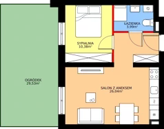 2 pokoje, lokal inwestycyjny 40,41 m², parter, oferta nr B3/0/14, MONTANO - lokale inwestycyjne, Polanica-Zdrój, al. Zwycięzców