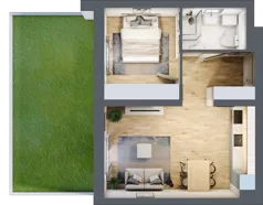 2 pokoje, lokal inwestycyjny 40,41 m², parter, oferta nr B3/0/14, MONTANO - lokale inwestycyjne, Polanica-Zdrój, al. Zwycięzców