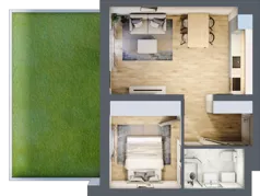 2 pokoje, lokal inwestycyjny 40,61 m², parter, oferta nr B4/0/14, MONTANO - lokale inwestycyjne, Polanica-Zdrój, al. Zwycięzców